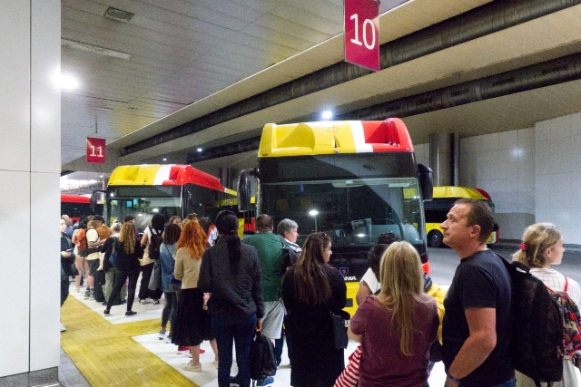 Die zentrale Busstation Estació Intermodal de Palma auf Mallorca